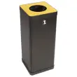 Gele afvalcontainer 