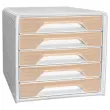 Opbergmodule 5 open laden SMOOVE - Beuk - CEP 