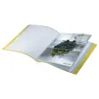 Documentbeschermer recycled PP - 40 hoezen - geel