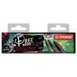 3 verfmarkeerstiften STABILO FREE - zwarte acryl inkt - mix van punten