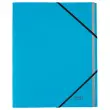 Leitz 12-tasten ordner met elastieken - 100% gerecycled - Blauw
