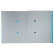 Leitz 12-tasten ordner met elastieken - 100% gerecycled - Blauw