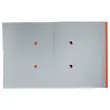 Leitz 12-tasten ordner met elastieken - 100% gerecycled - Rood