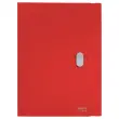 Map LEITZ 3 flappen - gerecycleerd PP - rood 