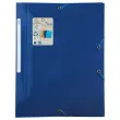Map met elastiek polypropyleen gerecycleerd BeeBlue - Marineblauw - EXACOMPTA
