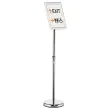 Vloerstandaard met clipbare aluminium frame 