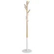 Portemanteau Tree hout/wit 8 haken 