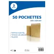 50  Enveloppen kraftpapier 90gr - 229x324 mm - IPC BONG 
