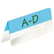 Dubbelzijdige indextab-bladwijzers - 12 x 40 mm - Diverse kleuren - DJOIS