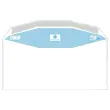 1000 witte MSPA-enveloppen 114x229 80gr gecoat Fiducial