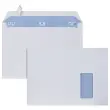 250 Witte enveloppen - 229x324 90g venster 50x100 - FIDUCIAL