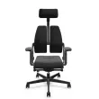 Ergonomische synchrone DUO BACK stoel zwart