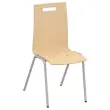 Stoel NINA - houten schaal Blueprotech® Classic C1 - epoxy aluminium