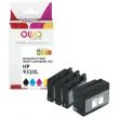 Pack cartridges zwart + 3 kleuren OWA K10306OW compatibel HP