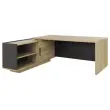 Bureau BARI Terug links 180 cm eikenhout bocage gemonteerd