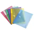 12  Hoezen geperforeerde A4 met klittenbandsluiting - 2x6 kleuren - TARIFOLD 