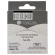Ruban K7 voor labelprinter DYMO S0720780 6mm zwarte op witte afdruk