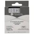 Ruban K7 voor DYMO labelprinter S0720530 12 mm wit met zwarte opdruk
