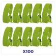 100  groene stoffen armbanden 