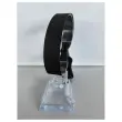 100 zwarte stoffen armbanden
