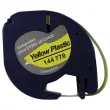 K7-ribbon voor DYMO-labelprinter S0721620 12mmx4 m geel met zwarte afdruk