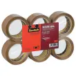 6 wikkels van Scotch ®SECURE SEAL verpakkingslint 50 mm x 66 m Havana