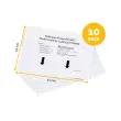 Set van 10 smeerbladen voor vernietigers 