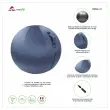 Ergonomische zitballon in fluweel - &Oslash; 65 cm 