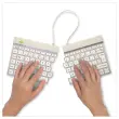 Ergonomisch Split Break toetsenbord wit