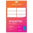 50 etikettenplanken L210xH148mm, 100 etiketten/ doos, blauw