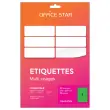 50 etiketten vellen L210xH297mm, 50 etiketten/doos, groen