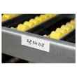 10 deuren met zelfklevende labels