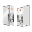 Klem voor affiches A3 Nobo - zilver