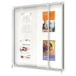 Premium Plus binnenvitrines - 12xA4- Nobo magn Wit