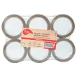 6 Rollen polypropyleen verpakkingsplakband havana - 66 m x 48 mm 50 µ