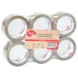 6 Rollen polypropyleen verpakkingsplakband havana - 66 m x 48 mm 50 µ