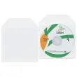 25 Biologisch afbreekbare CD/DVD hoesjes met flap