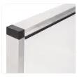 Extra platte binnenvitrine met schuifdeuren 18A4 