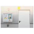 Waterdichte buitenvitrine met hefdeur 12A4