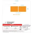 RL 4000 ETIKET 38X53MM ORANJE FLUO PERMANENT - kern 76 
