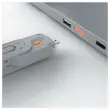 USB Type A-poortblokkeringssleutel - 4 sloten - Oranje - LINDY