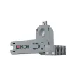 USB Type A-poortsleutelblokkering - 4 sloten - Wit - LINDY