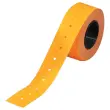 6  Rolletjes van 1000 etiketten 21x12mm oranje voor klem 146492 