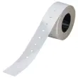 6 Rolletjes van 1000 etiketten 21x12mm wit voor klem 146492