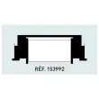 Zwarte inktroller voor etiketteermachines Agipa 146492 en 146493