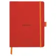 Agenda notitieboekje Perpetueel Meeting RHODIA 16x21 cm Coquelicot