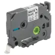 Ruban comp BROTHER TZE 231 12mm wit met zwarte opdruk
