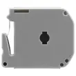 Ruban comp BROTHER M-K231B 12mm wit met zwarte print