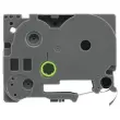 Ruban comp BROTHER TZE 325 9mm zwart met witte afdruk 