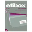 100 ETIBOX etikettenblad rechte hoeken 210x297mm 100 etiketten/doos